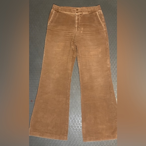 H.I.S. Vintage 1970’s Bell Bottom Flare Brown Corduroy Pants - Picture 2 of 9